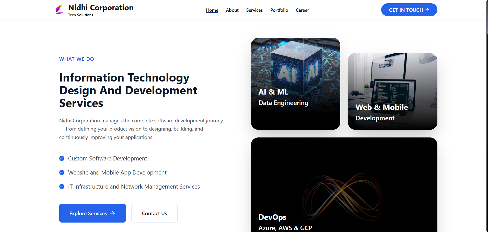 Nidhi Corporation Tech